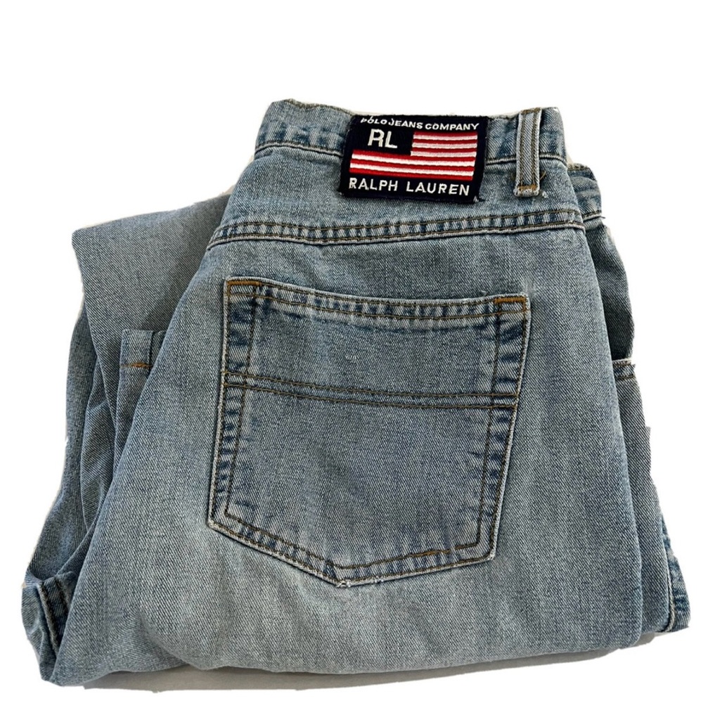 Ralph Lauren Vintage Y2K womens Light Blue Denim Jeans  flare